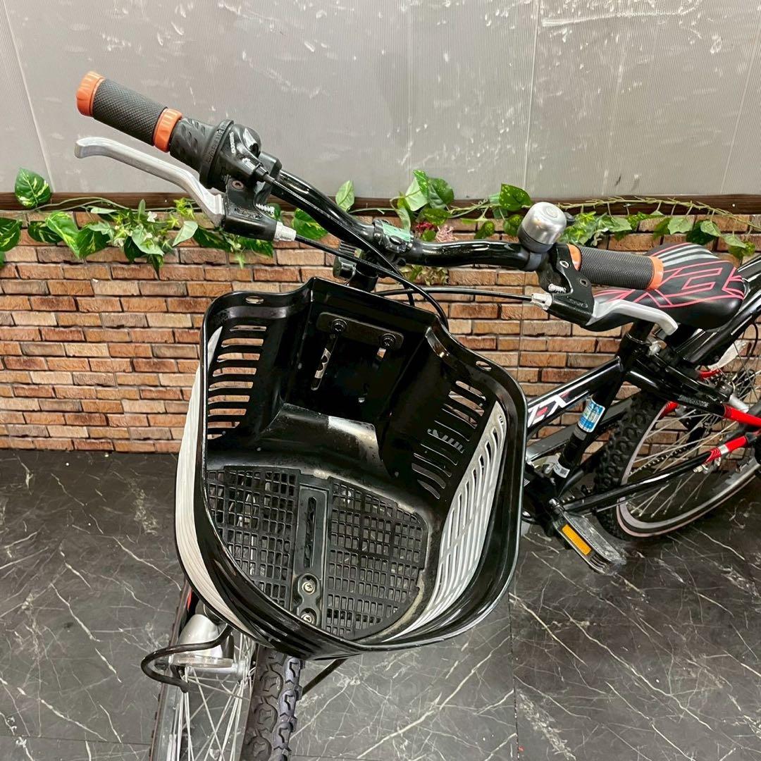 【90】子供用自転車 子供車ブリヂストン EX ブラック 26インチ 変速付き