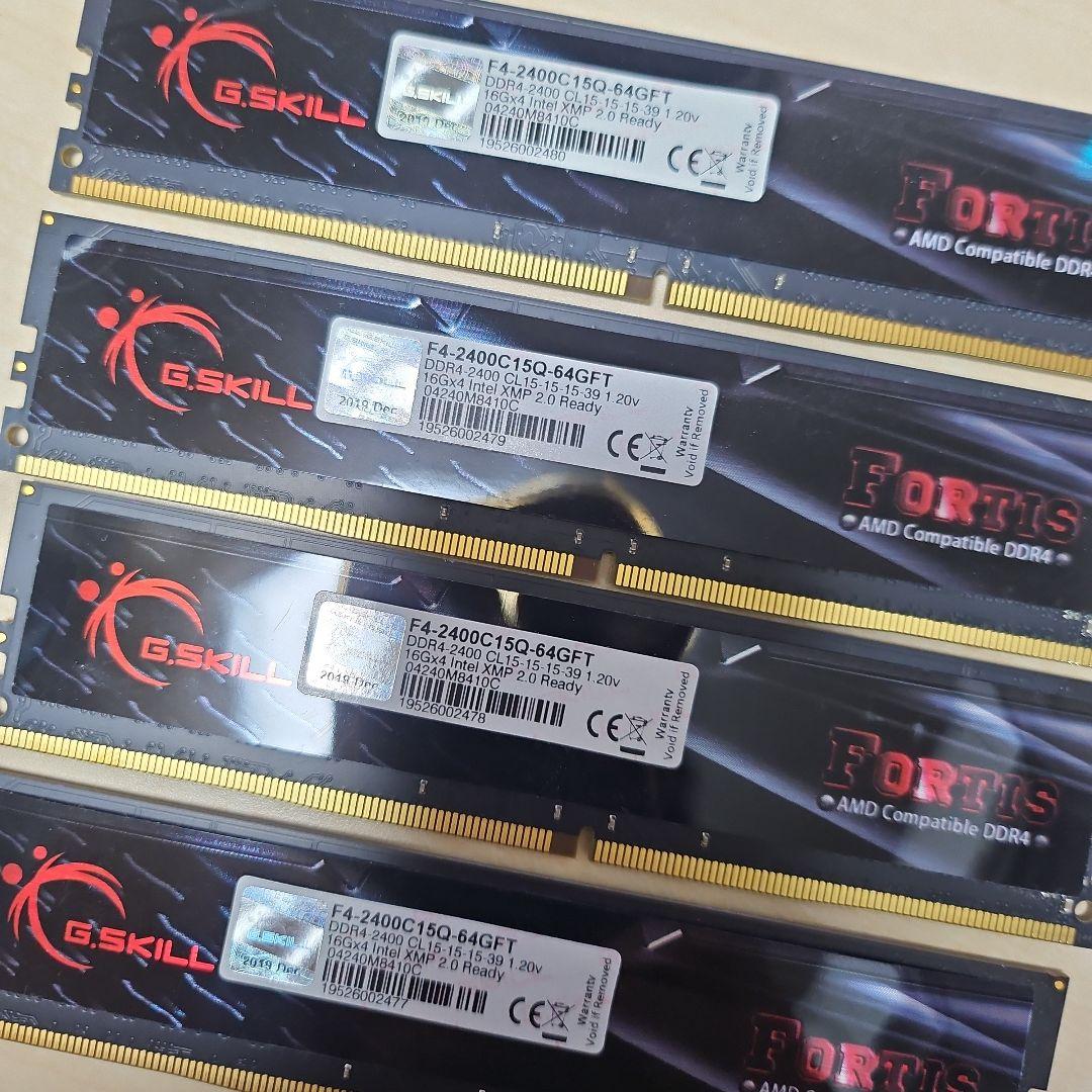 DDR4 16GB×4 64GB メモリ