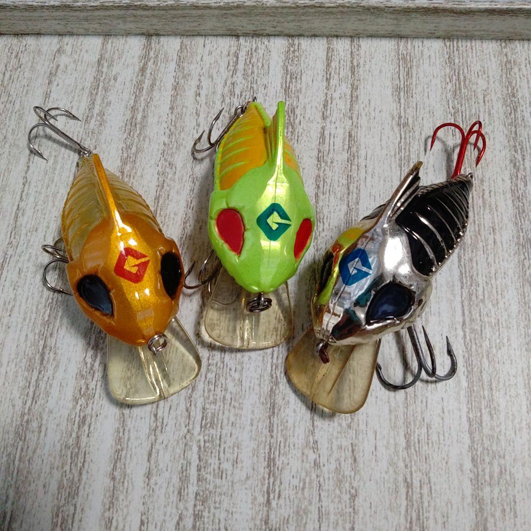 グランダー武蔵　Gスケルトン　３種類セット　ルアー　スケルトンクランク　村田基