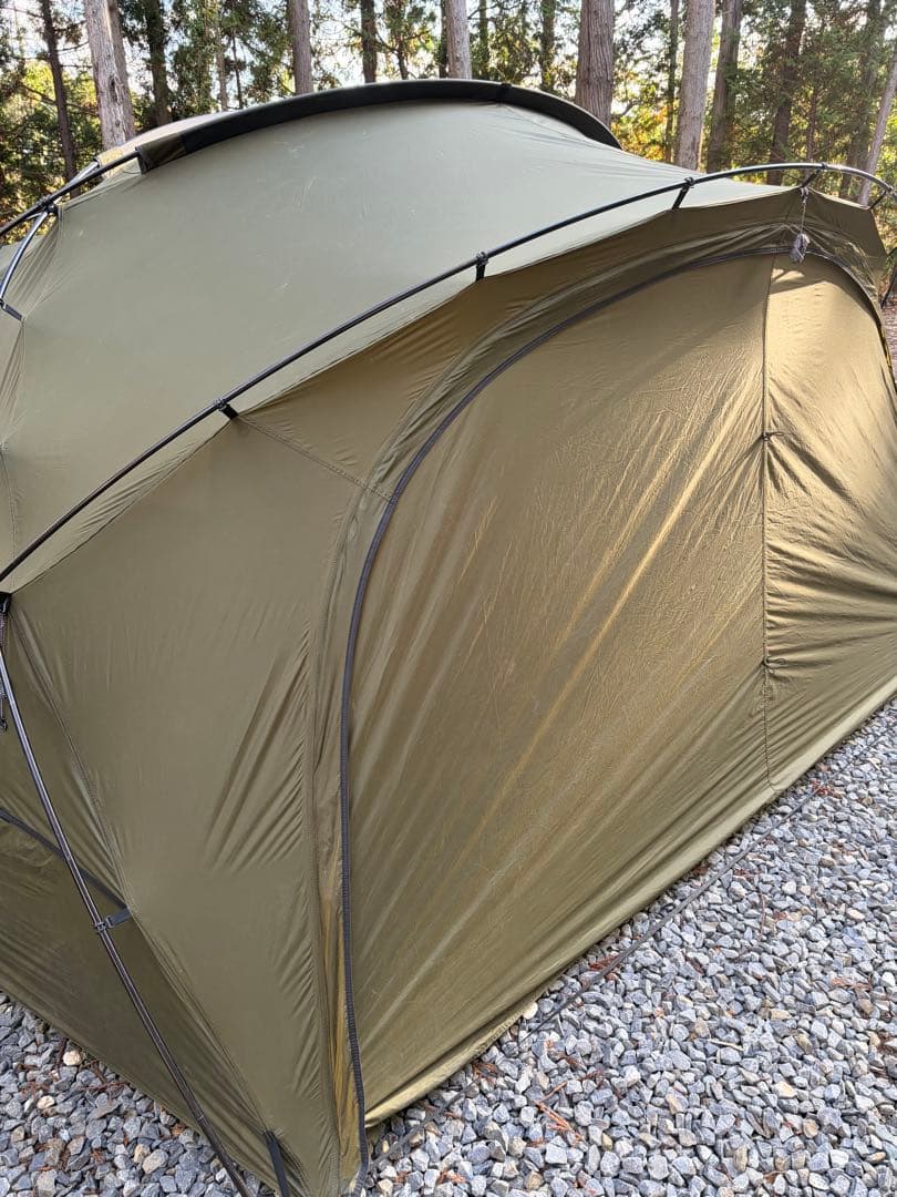 ミニマルワークス シェルターG／オリーブ／メッシュドア2枚 TPUドア1枚