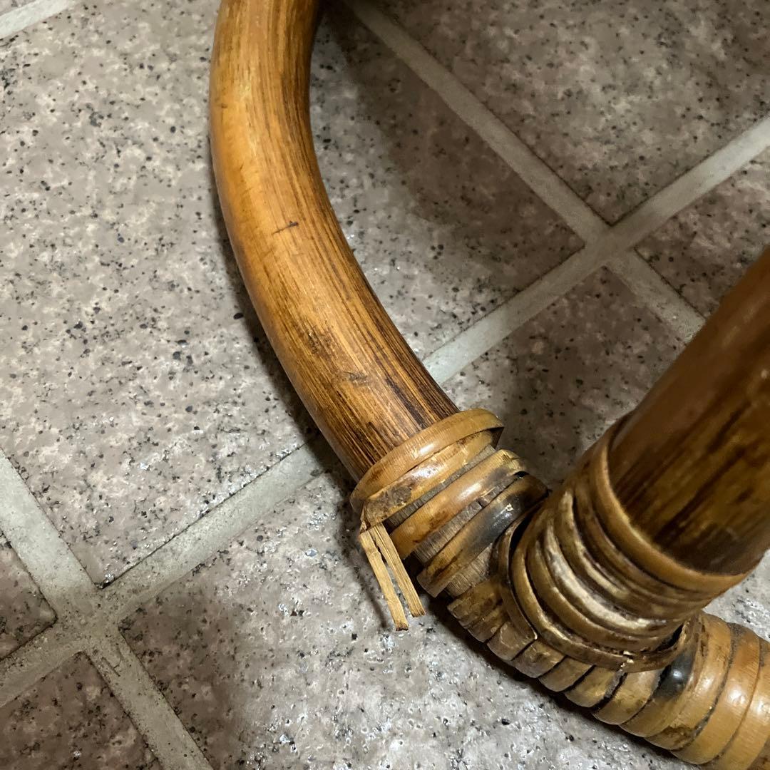 ラタン　藤家具　2段　フラワースタンド　鉢カバー