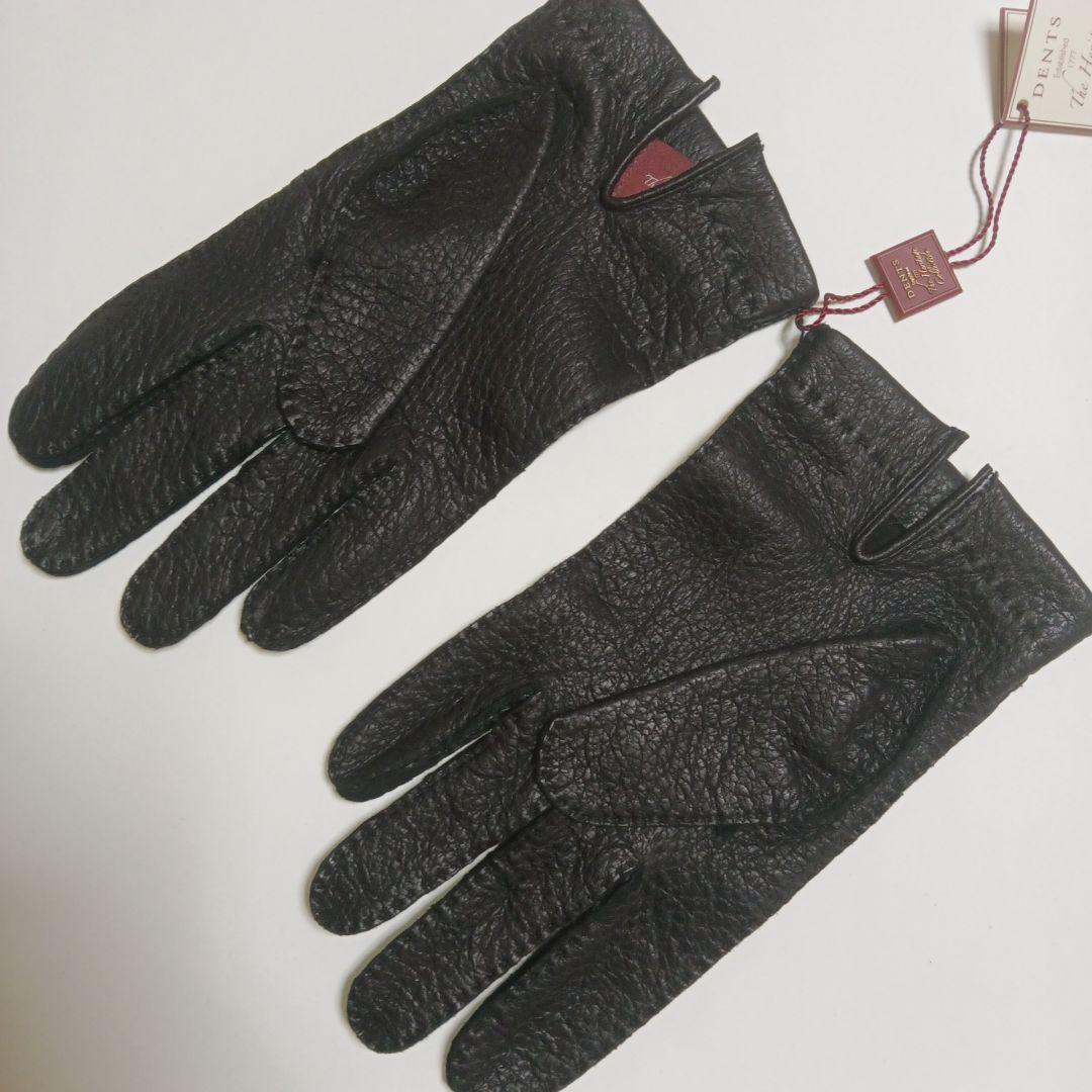 未使用　デンツ　ペッカリー15-1041　手袋 サイズ8 黒