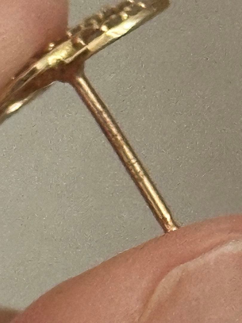 K18YG ダイヤモンドピアス 0.30ct