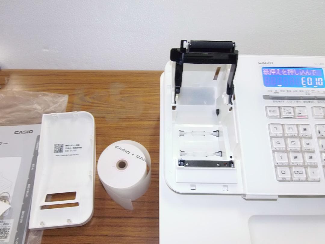 美品 21年製 設定無料 CASIO SR-S200 レジスター 250702