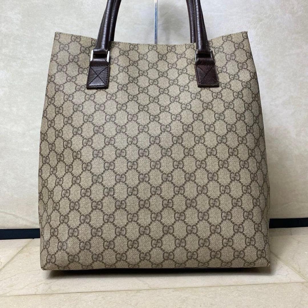 極美品　正規品GUCCI グッチ GG キャンバスPVCトートバッグ 大人気
