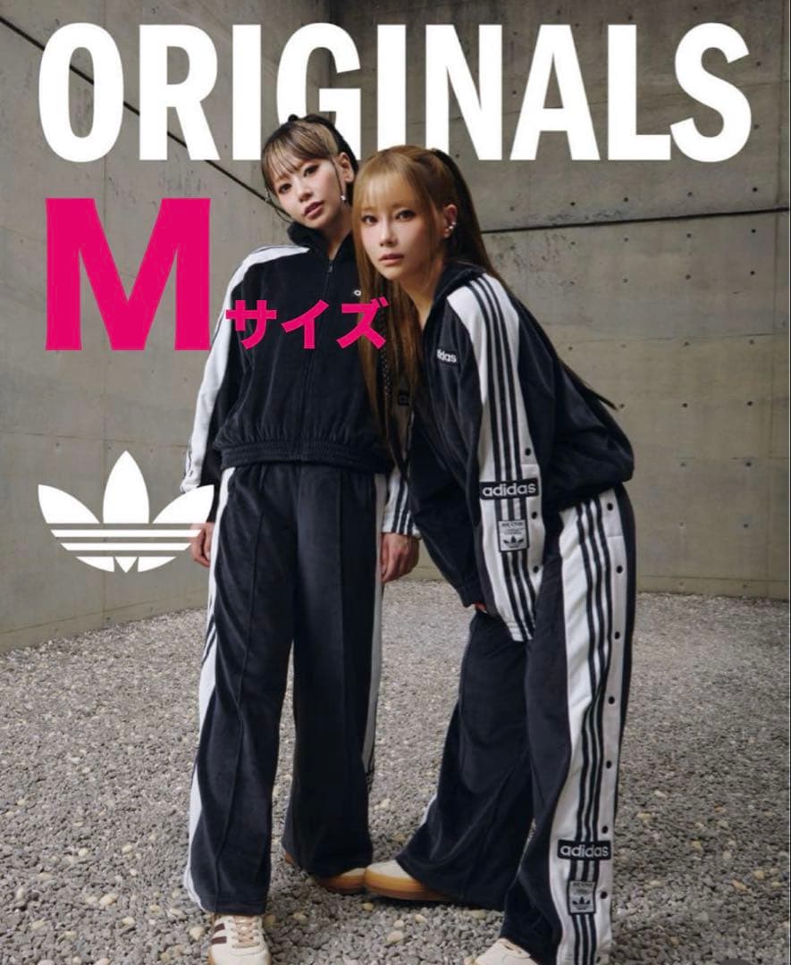 adidas W ADIBREAK VELOUR TT Mサイズ　重盛さと美