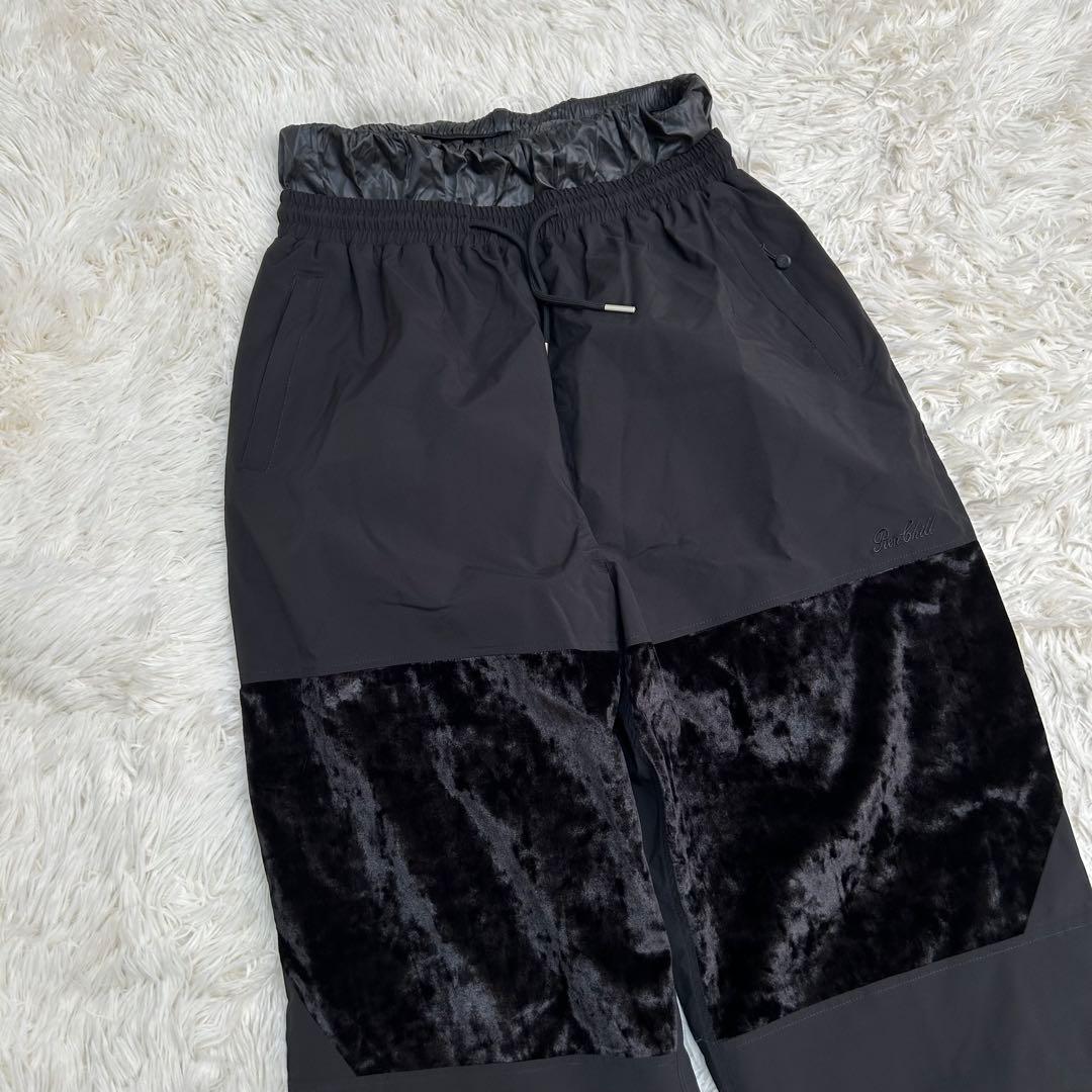 ✨ renchill ベルベット　スノーパンツ　ブラック