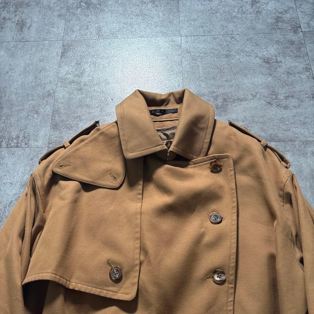 ジャケット・アウター ato 18aw 2way wool cotton trench coat 48