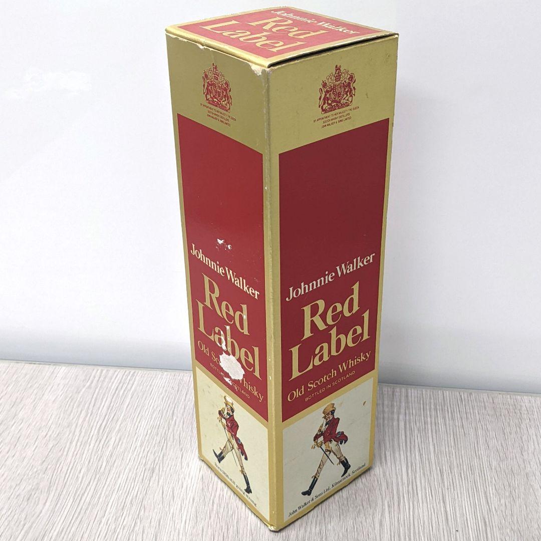 ジョニーウォーカー　赤ラベル　760ml43%　特級　従価税率適用　未開栓箱有り