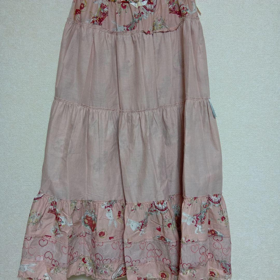 ピンクハウス　フレアスカート　カルーセル