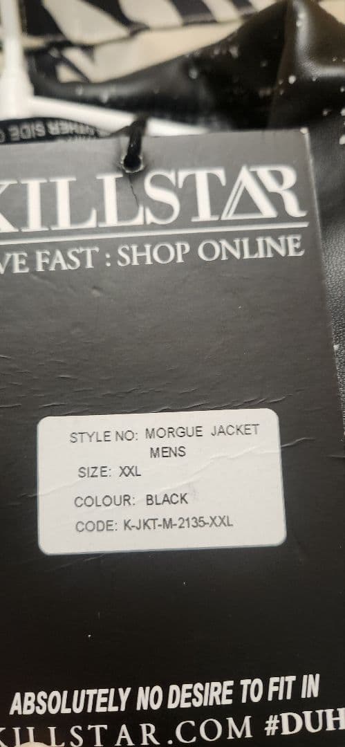 KILLSTAR Morgue Jacket ブラック XXL