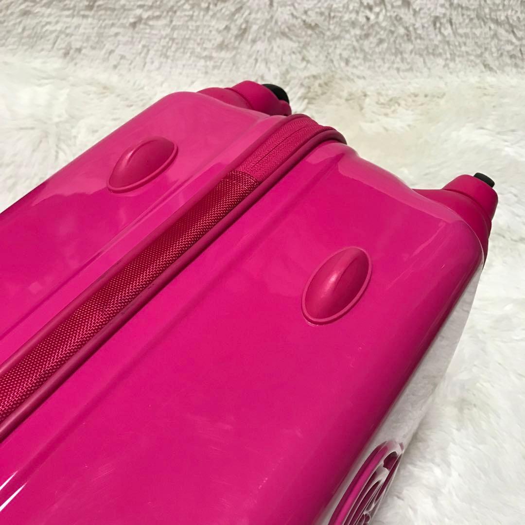 【美品】ハローキティ ドラえもん コラボ スーツケース ピンク キャリーバッグ
