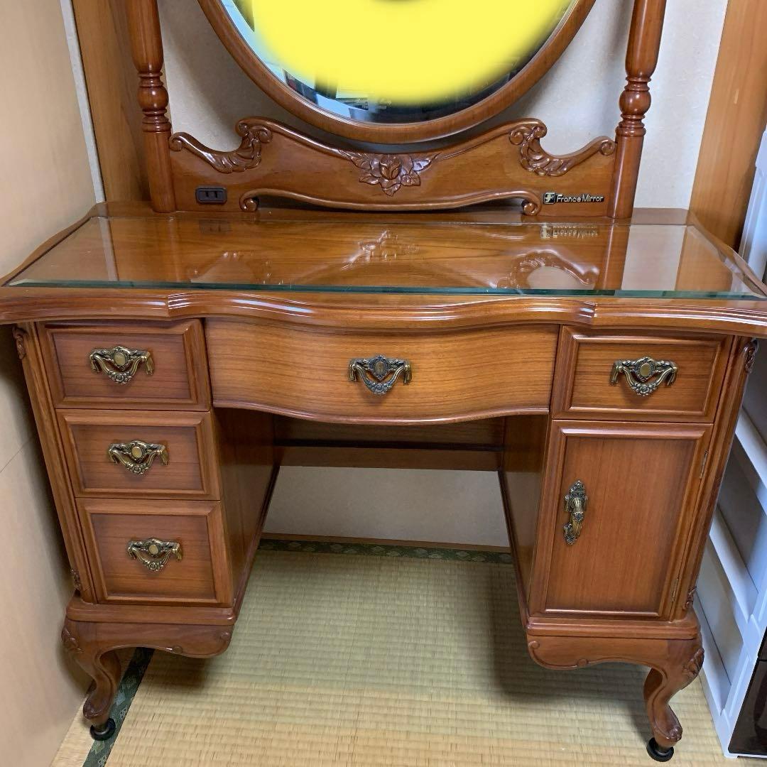 フランスミラー　アンティークドレッサー