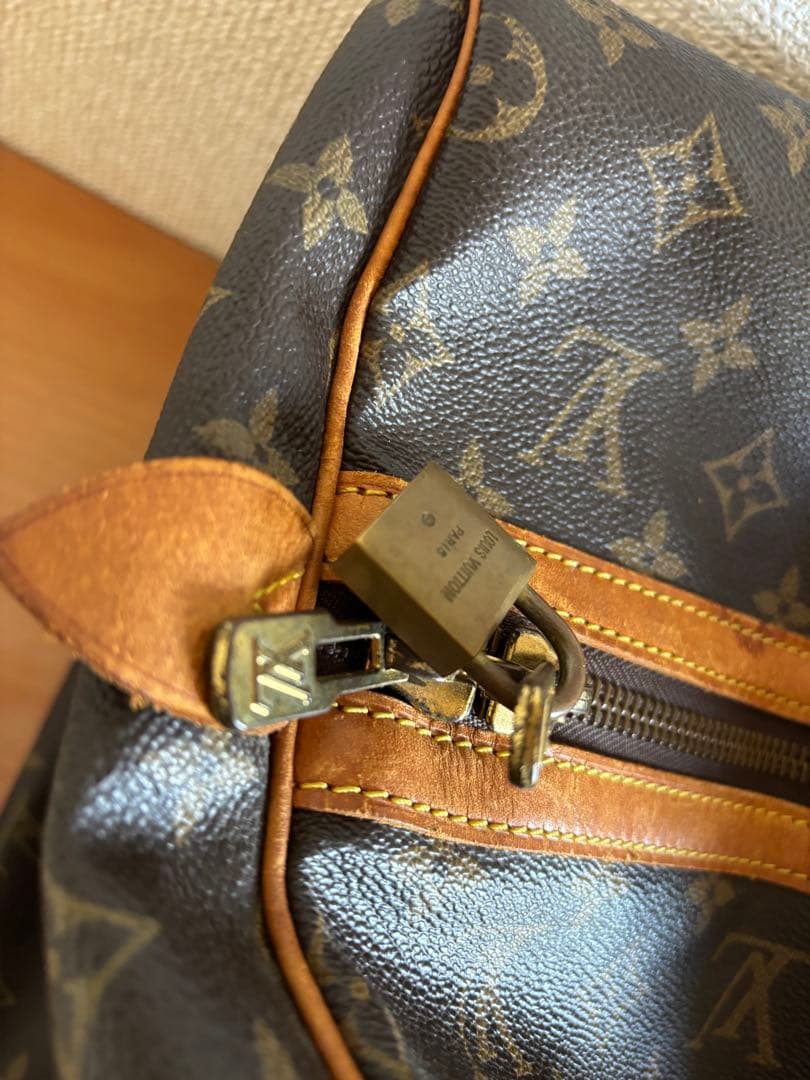 【廃盤モデル】　ルイ・ヴィトン　ボストンバッグ　サックスプール55