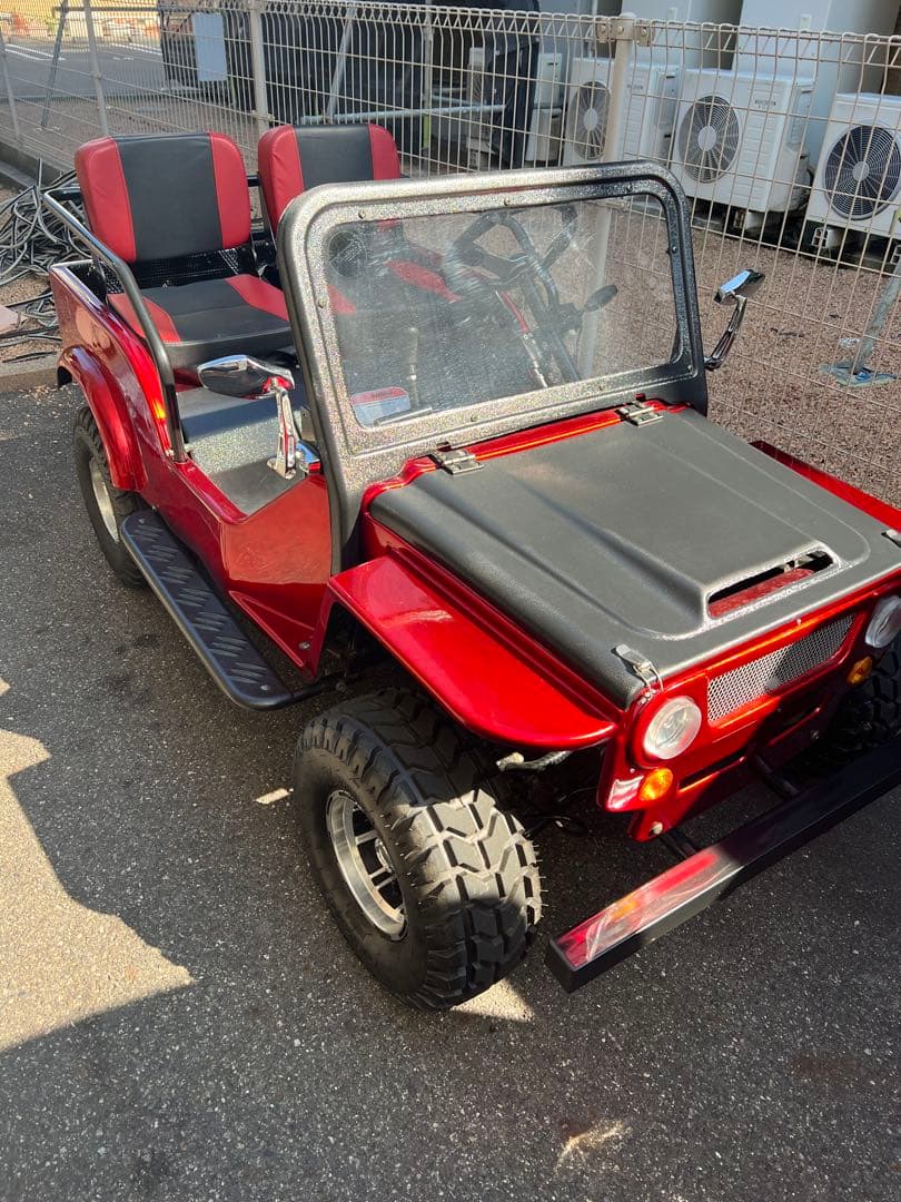 ミニジープ　レッド