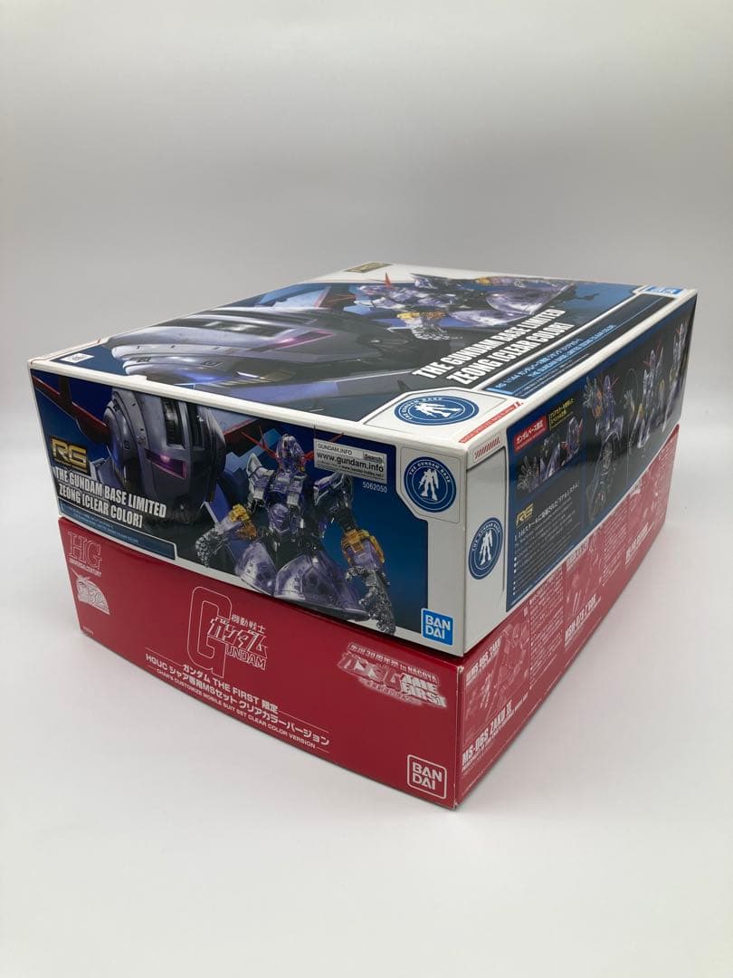 ガンプラまとめ売り ①HGシャア専用MSセット ②RGジオング