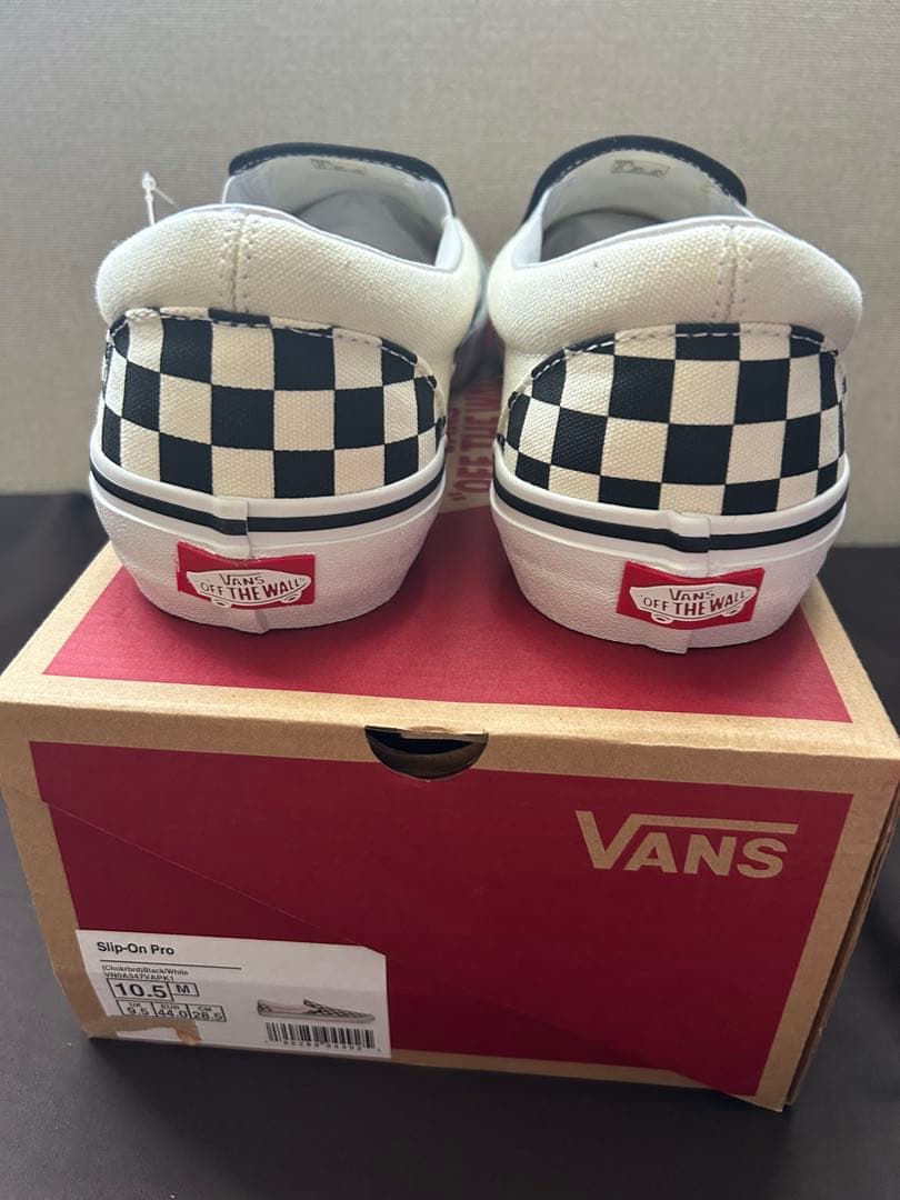 専用★【未使用】VANS スリッポン プロ 白×黒チェッカー柄 希少廃番モデル
