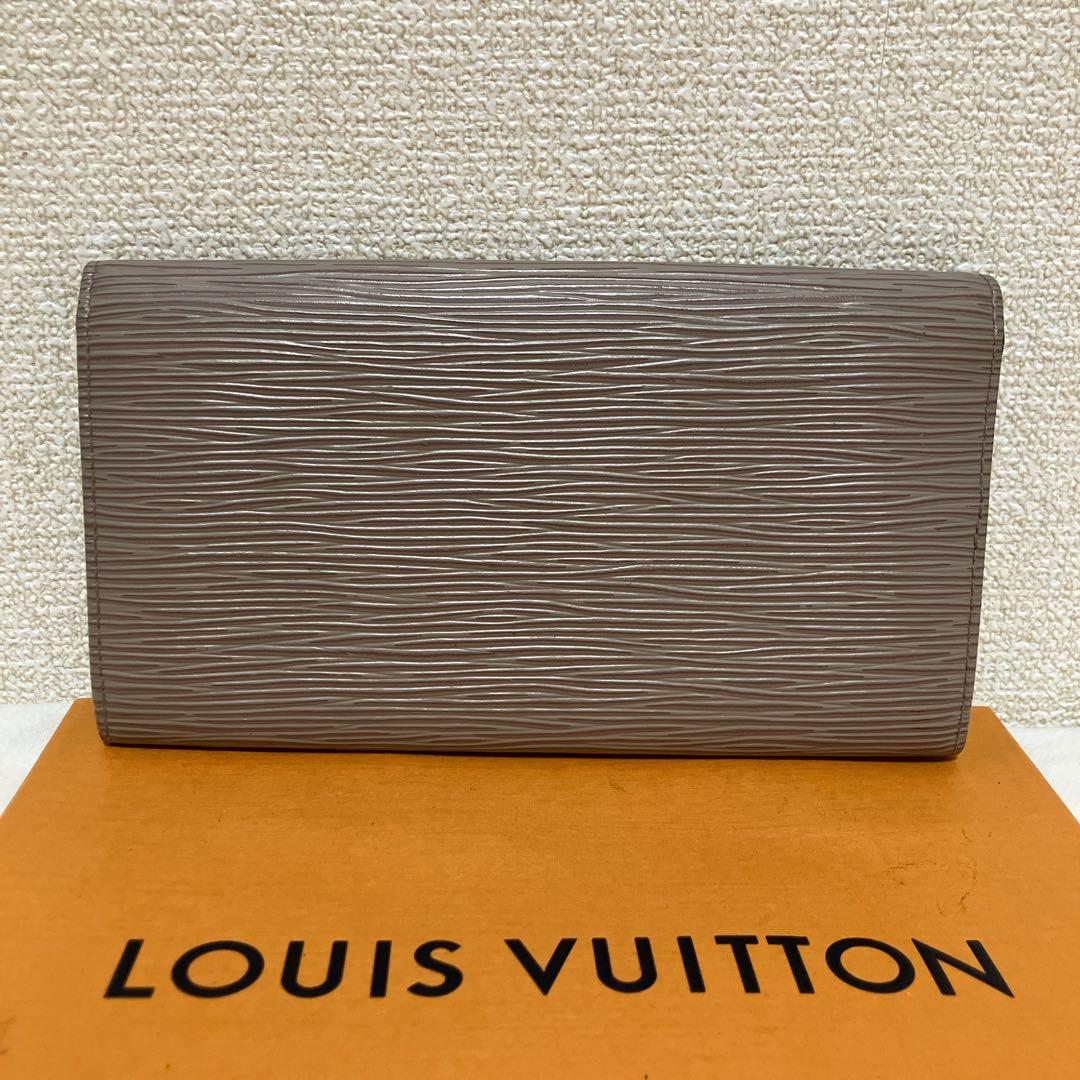 ✨美品✨ルイヴィトン　二つ折り　長財布 ポルトモネ クレディ リラ　グレージュ