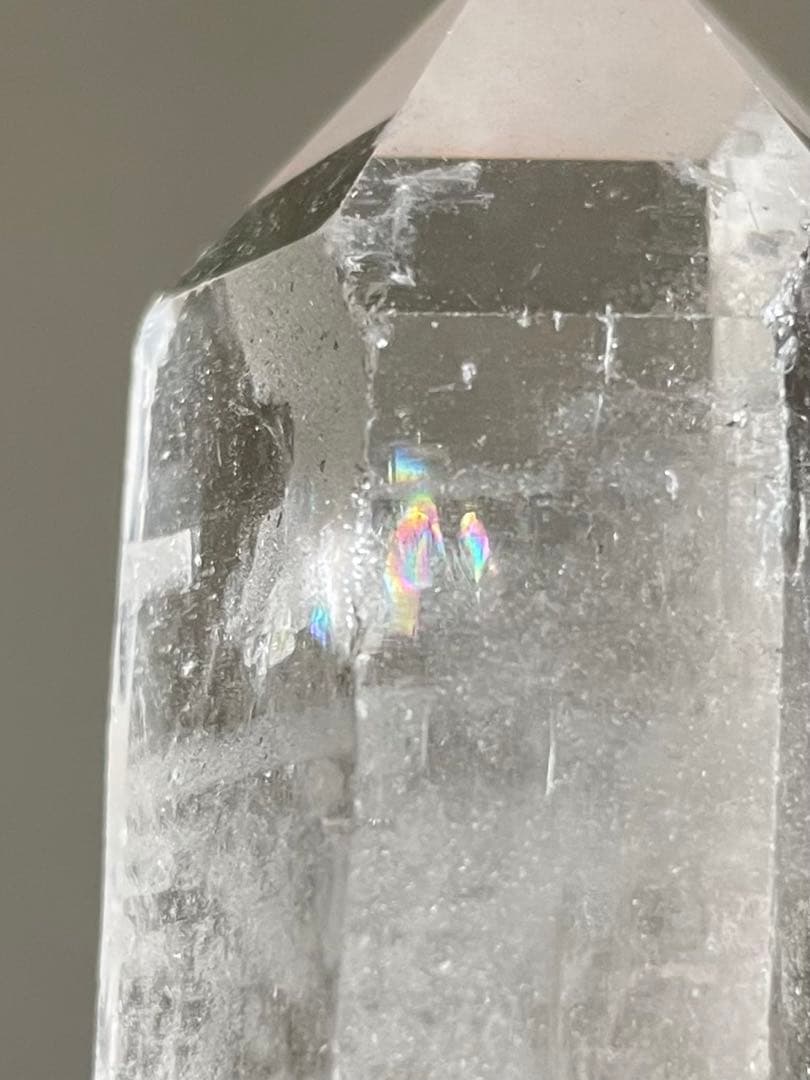 再再お値下げ✨レムリアンシード クリスタル ポイント 102g 虹入り