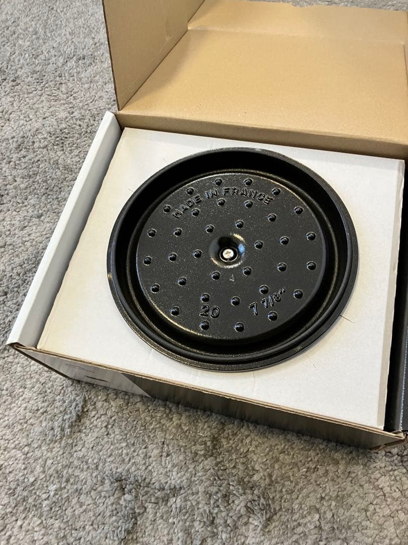 【新品未使用】ストウブ staub ピコココット ラウンド 20cm グレー