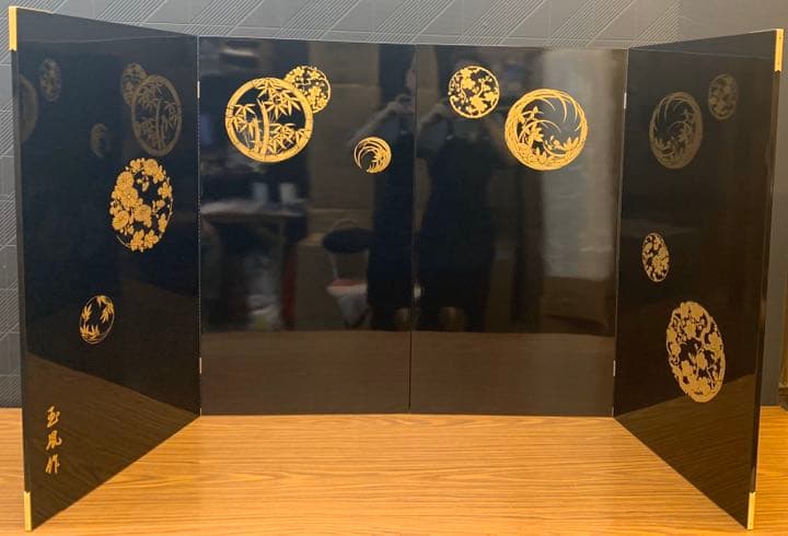 花丸 78cm 屏風　五月人形