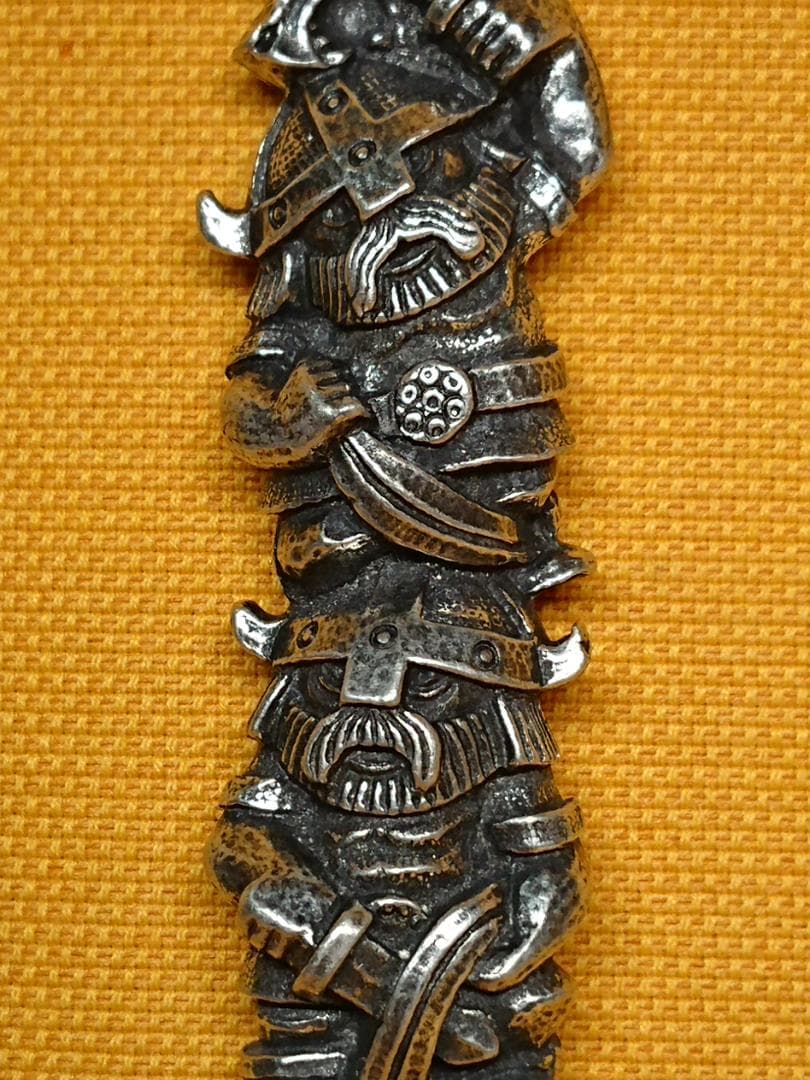 【美品】バイキング　金属　栓抜き　北欧　置物　工芸品　美術品　A2538