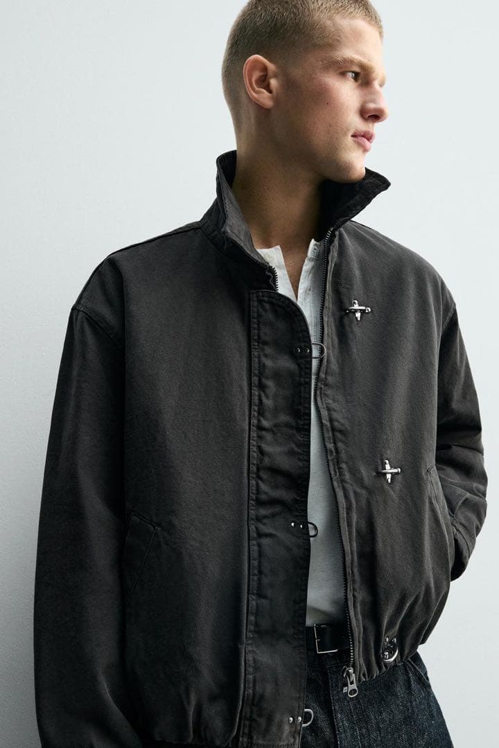 【完売品】 ZARA ファイヤーマンジャケット 新品タグ付き Sサイズ 未使用品