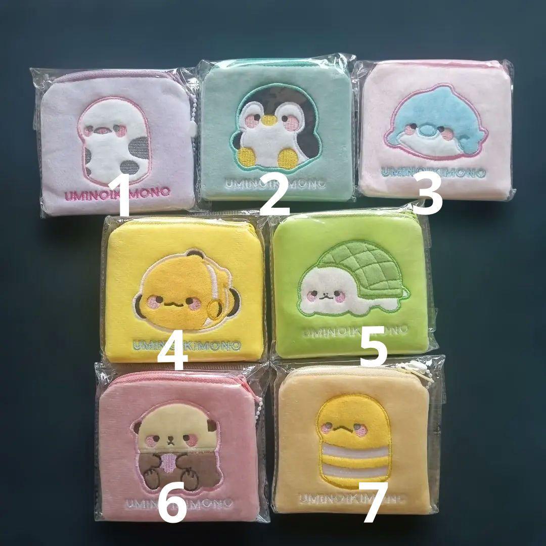 ケース　小銭入れ　ポーチ　海のいきもの　デザート　動物