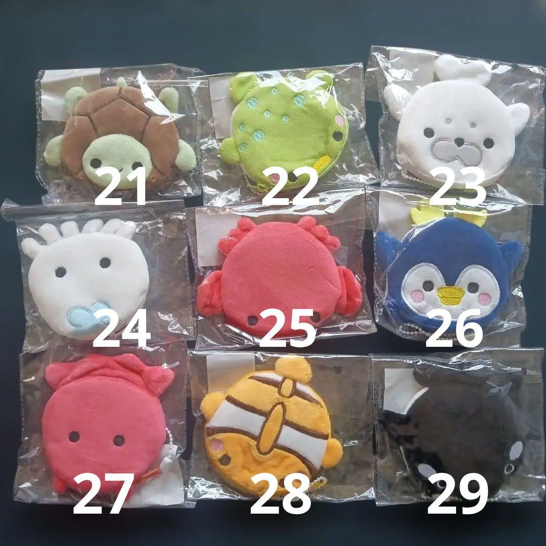 ケース　小銭入れ　ポーチ　海のいきもの　デザート　動物