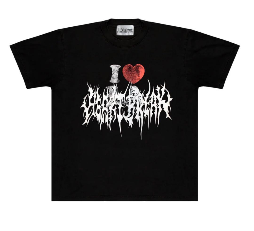 A*様 life is war heartbreak T-shirt