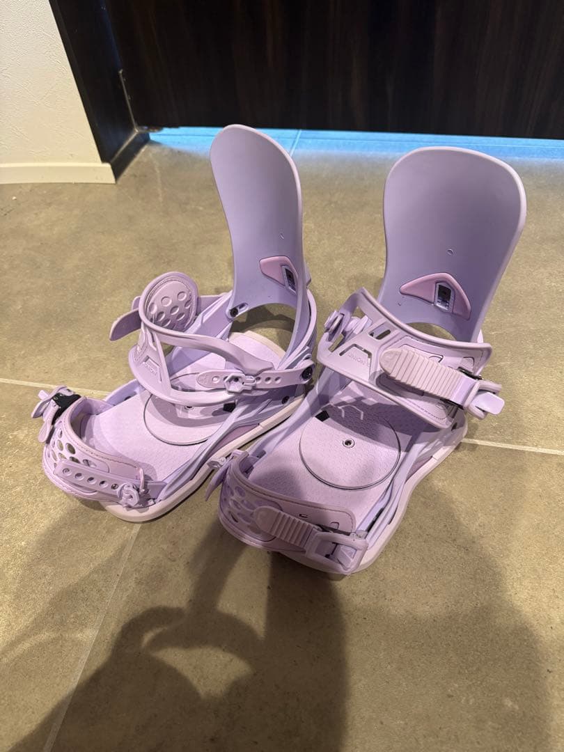 連休セールUNION パープル　 スノーボードビンディング レガシー 23-24