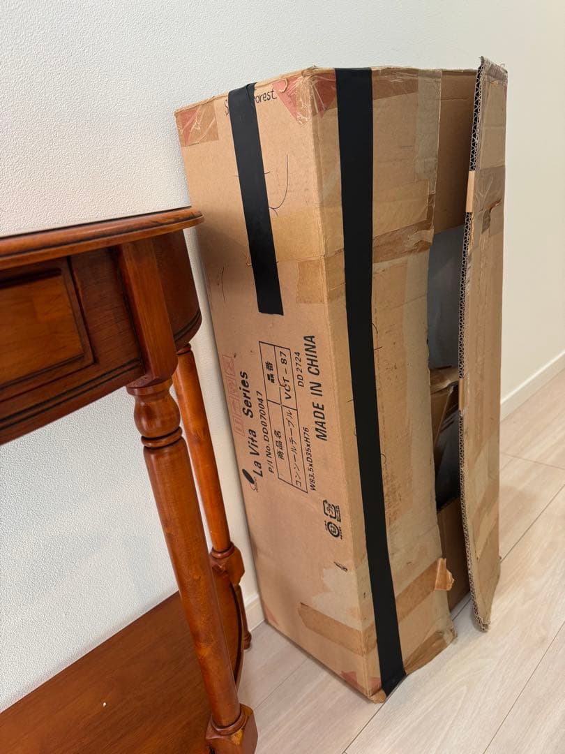 美品　組み立て式　コンソールテーブル