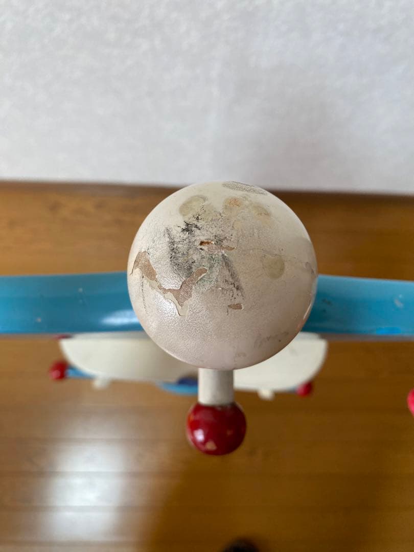 レア物　昭和レトロ　お人形の形のポールハンガー　子供用洋服掛け　ランドセル掛け