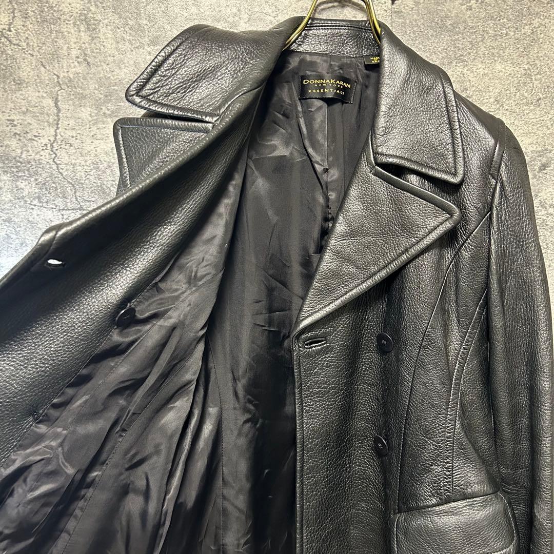 【入手困難】DonnaKaranNewYork レザージャケット　USA製　鹿革