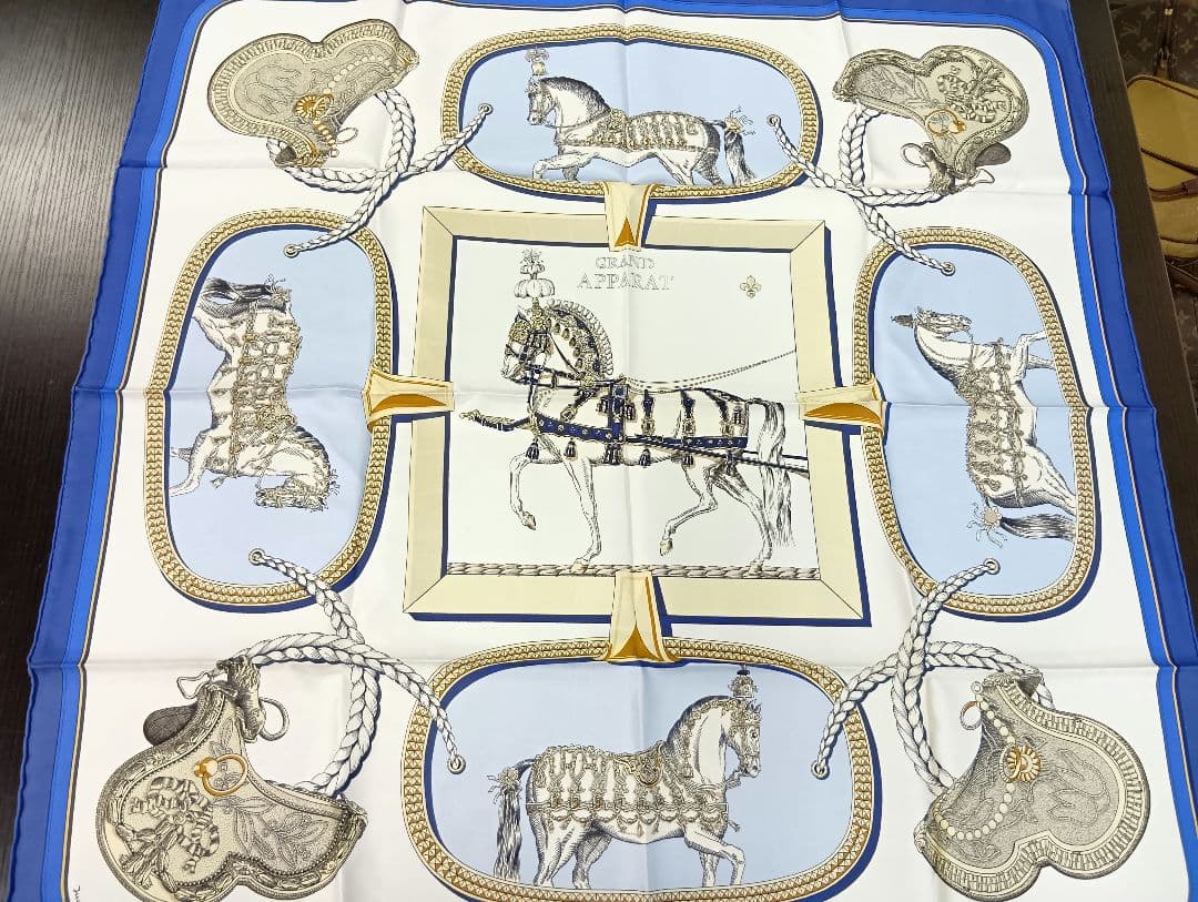 509 HERMES エルメス シルク スカーフ カレ90