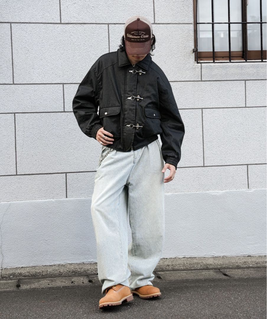 Bleme ブラックファイヤーマンジャケット　短丈