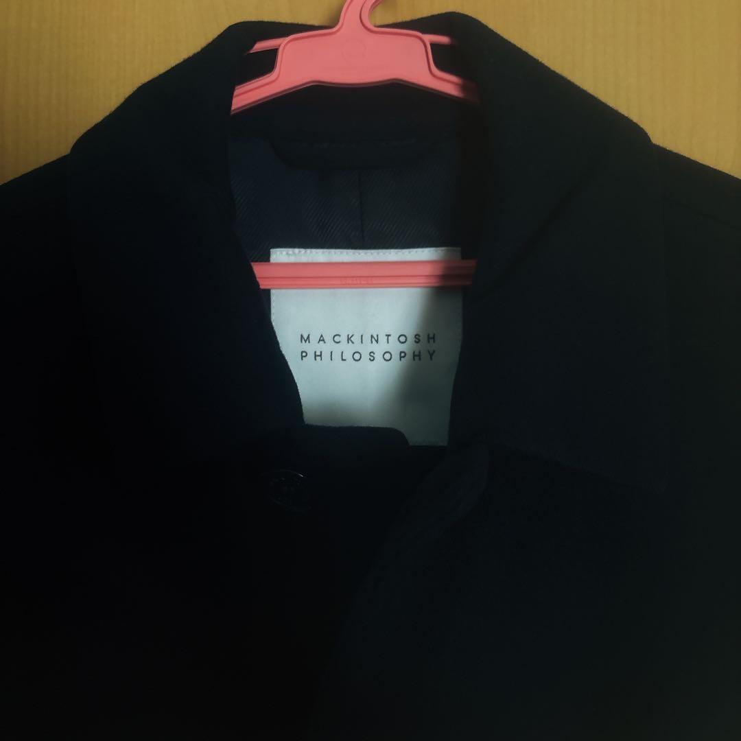 MACKINTOSH PHILOSOPHY ステンカラー コート L ネイビー