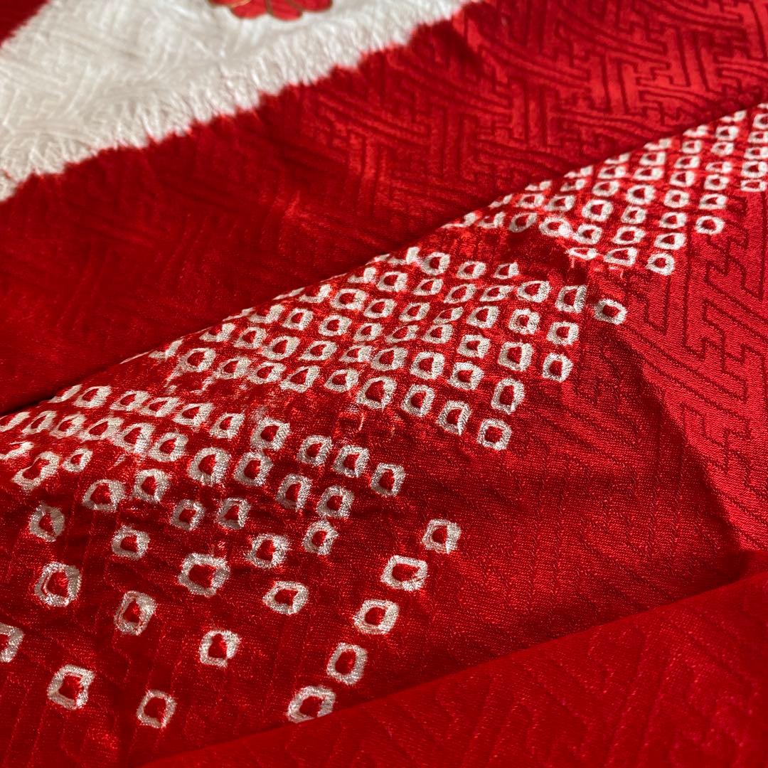 3歳　本絞り　正絹　着物