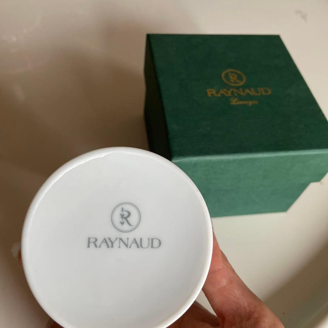 新品RAYNAUDレイノー　レア陶器小物入れ　キャンドルホルダー