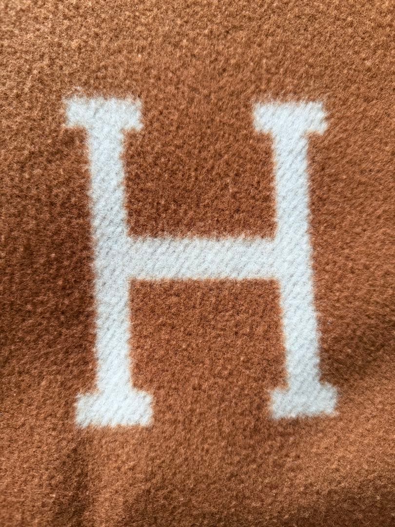 HERMÈS ブランケット 毛布　used