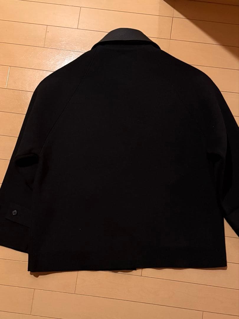 batoner ニット レザー襟 ジャケット 1