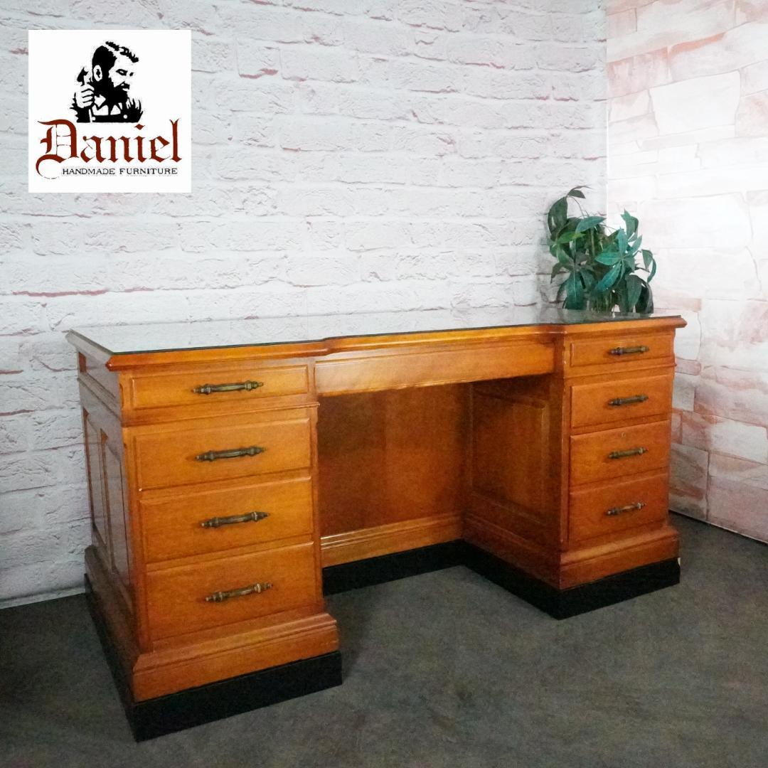 Daniel/横浜ダニエル 両袖机 エグゼクティブデスク役員 アーリーアメリカン