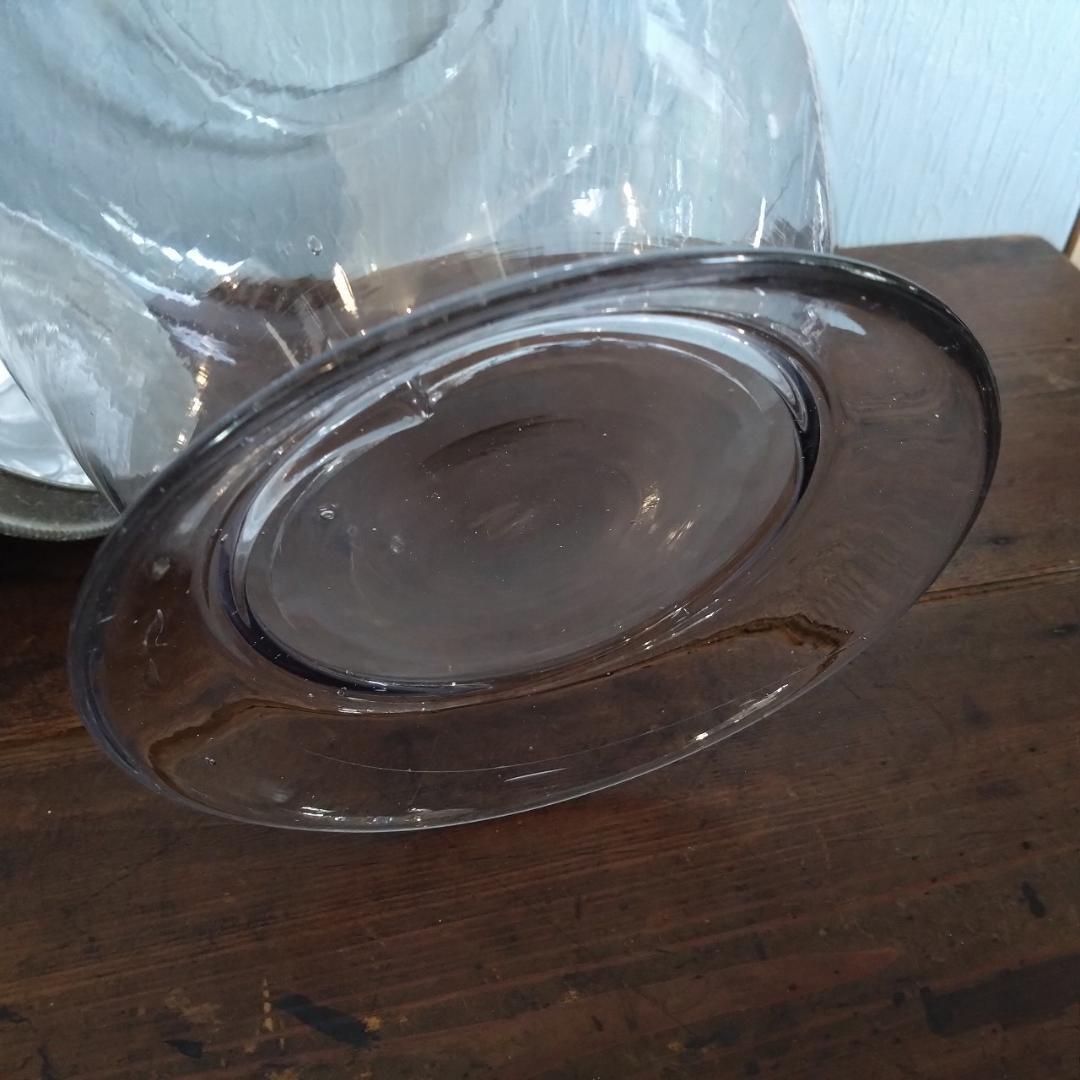 地球瓶　ガラス瓶　気泡