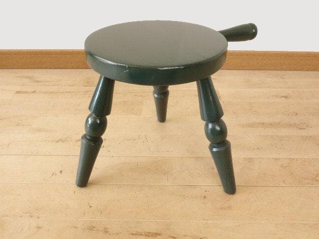 飛騨産業　ミルクスツール　再塗装済　USED