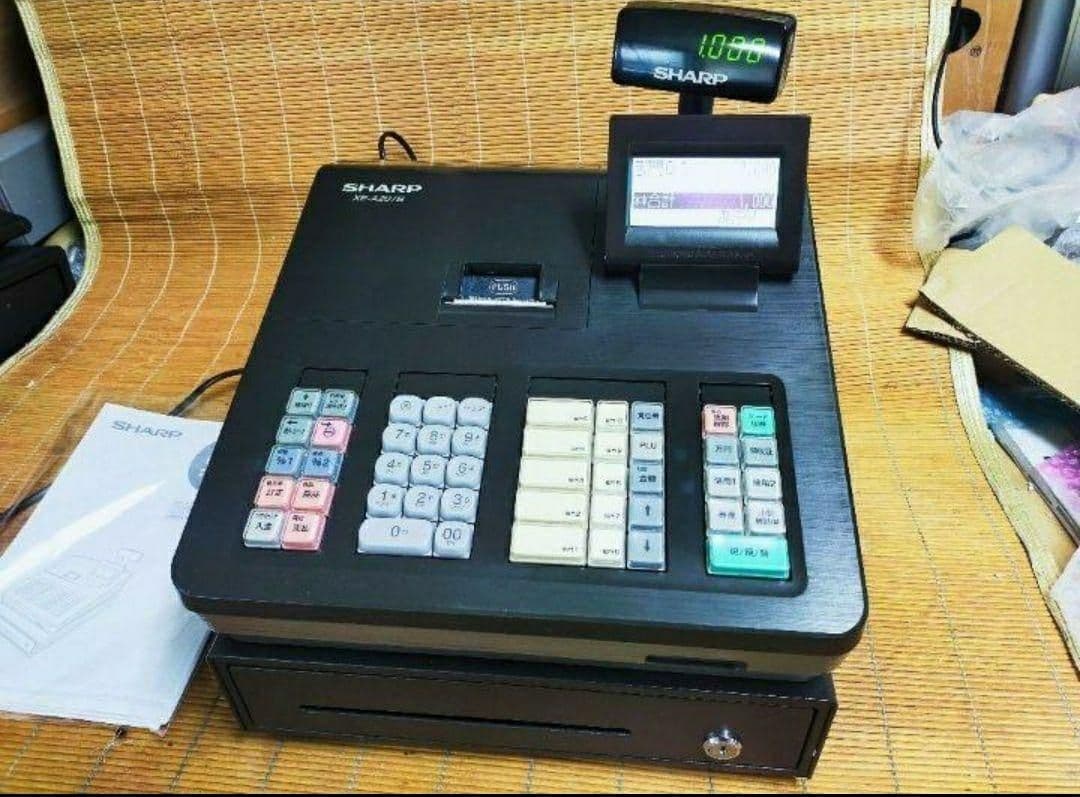 シャープレジスター　XE-A207B-BPC連携売上管理設定無料　2412207