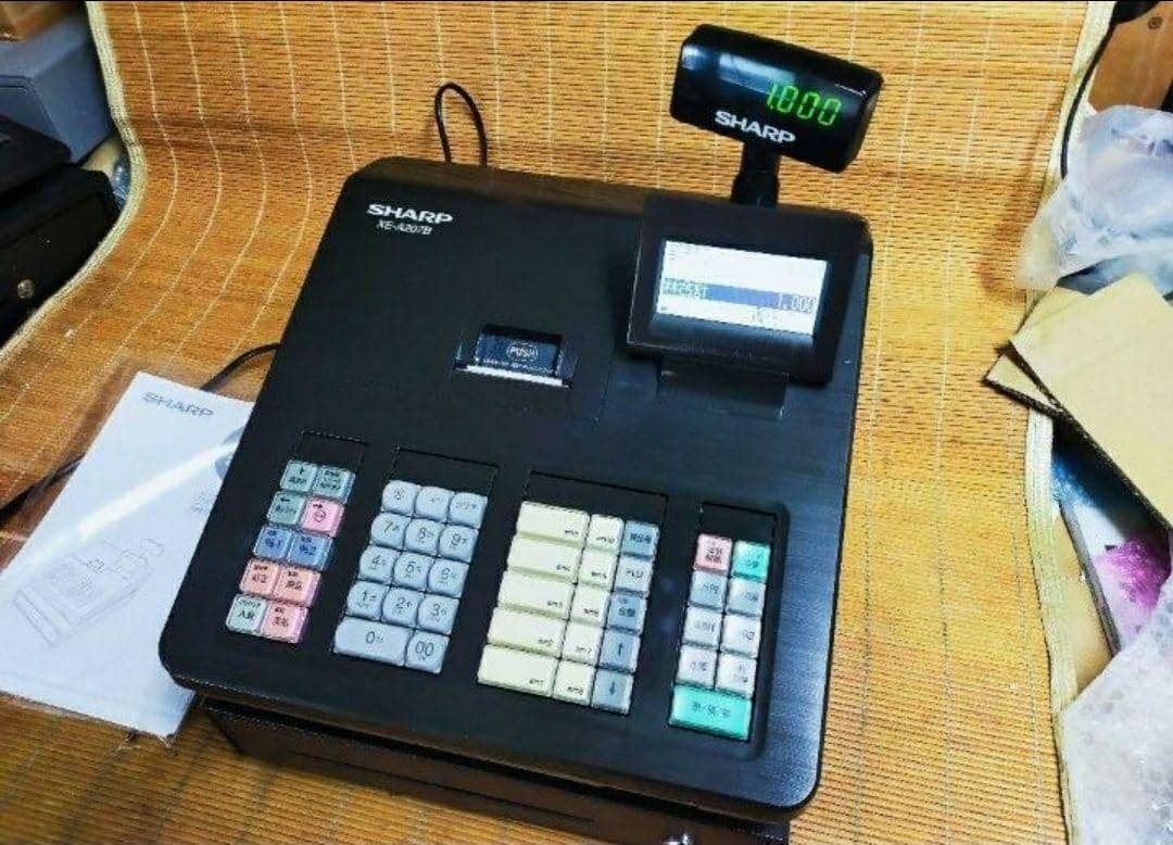 シャープレジスター　XE-A207B-BPC連携売上管理設定無料　2412207
