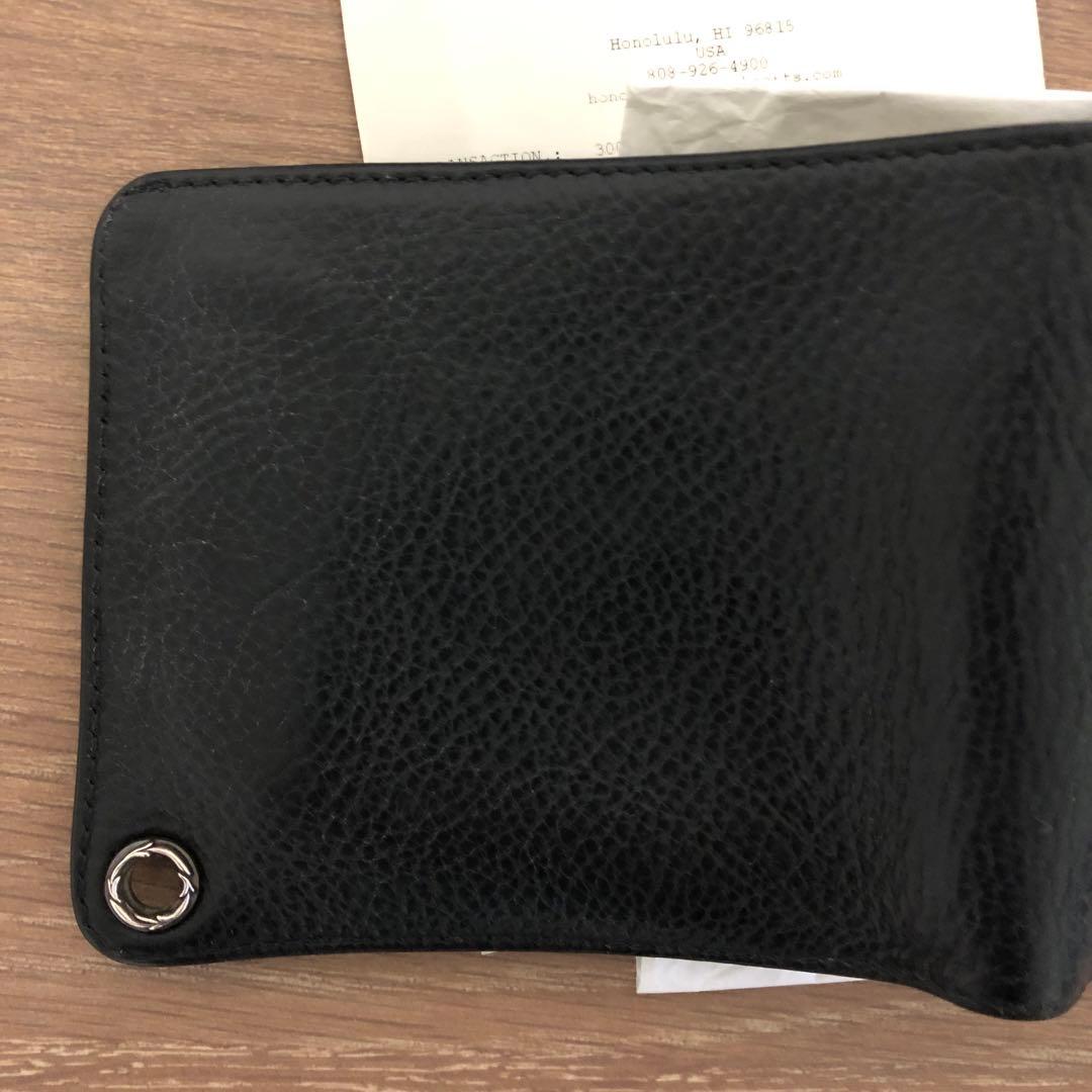 【美品】Chrome Hearts 1スナップ クロスボタンウォレット