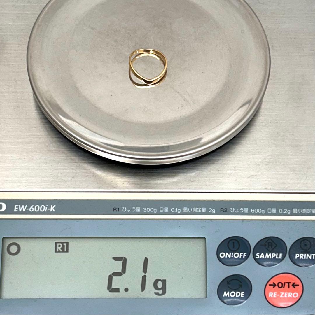 いちごみるく　 renoma レノマ K18 ゴールド リング 12号