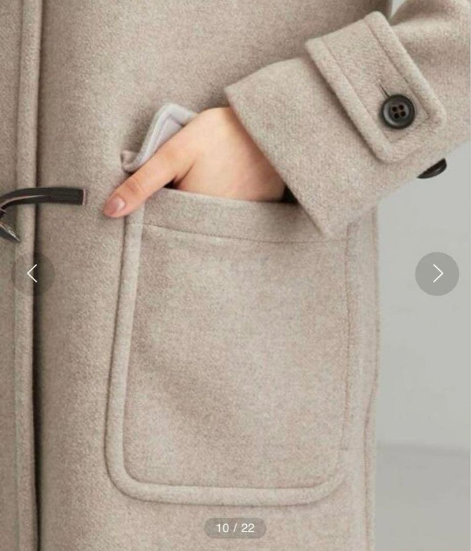 【極美品】グリーンレーベルリラクシング　SCダッフルロングコート