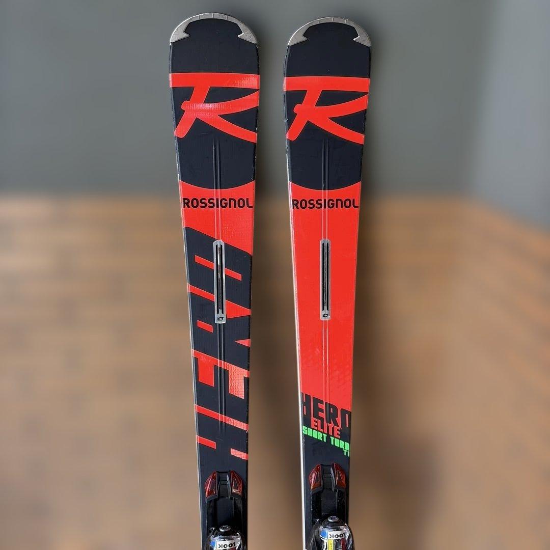 ROSSIGNOL HERO SHORT TURN スキー 赤黒